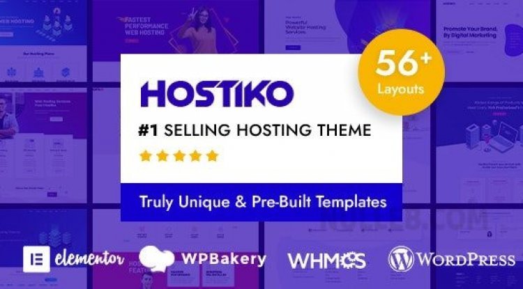 Hostiko WordPress WHMCS Hosting Theme