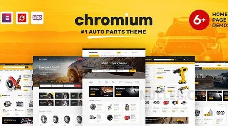 Chromium - Auto Parts Shop WordPress WooCommerce Theme